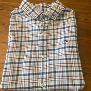 Flannel Button Down- Vineyard Vines size Large